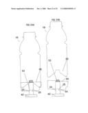 Method of Processing a Container and Base Cup Structure for Removal of Vacuum Pressure diagram and image