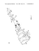 GEAR ASSEMLBY INCLUDING A WEAR COMPONENT FOR USE WITH METAL HOUSINGS diagram and image