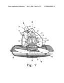 Fan assembly having improved hanger arrangement diagram and image