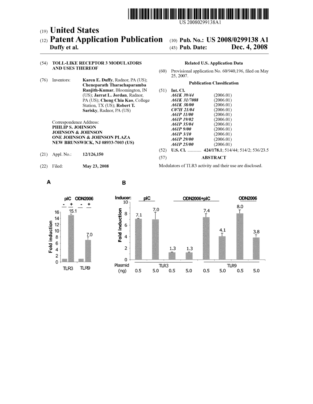 Toll-Like Receptor 3 Modulators and Uses Thereof - diagram, schematic, and image 01