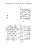 Manufacturing method for forming a recessed channel transistor, method for forming a corresponding integrated semiconductor memory device and corresponding self-aligned mask structure diagram and image