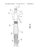 Jacket sleeve with grippable tabs for a cable connector diagram and image