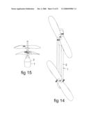 FLYING OBJECT WITH TANDEM ROTORS diagram and image