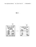 Dual mode mobile terminal and method for providing communication mode diagram and image