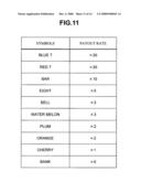 SLOT MACHINE FOR ACCEPTING A BET OF A GAMING VALUE ON ONE-BY-ONE REEL DISPLAY PART BASIS AND VARIABLY DISPLAYING SYMBOLS AT BETTED REEL DISPLAY PARTS diagram and image