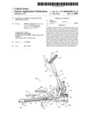 ELLIPTICAL EXERCISE MACHINE WITH ADJUSTABLE RAMP diagram and image