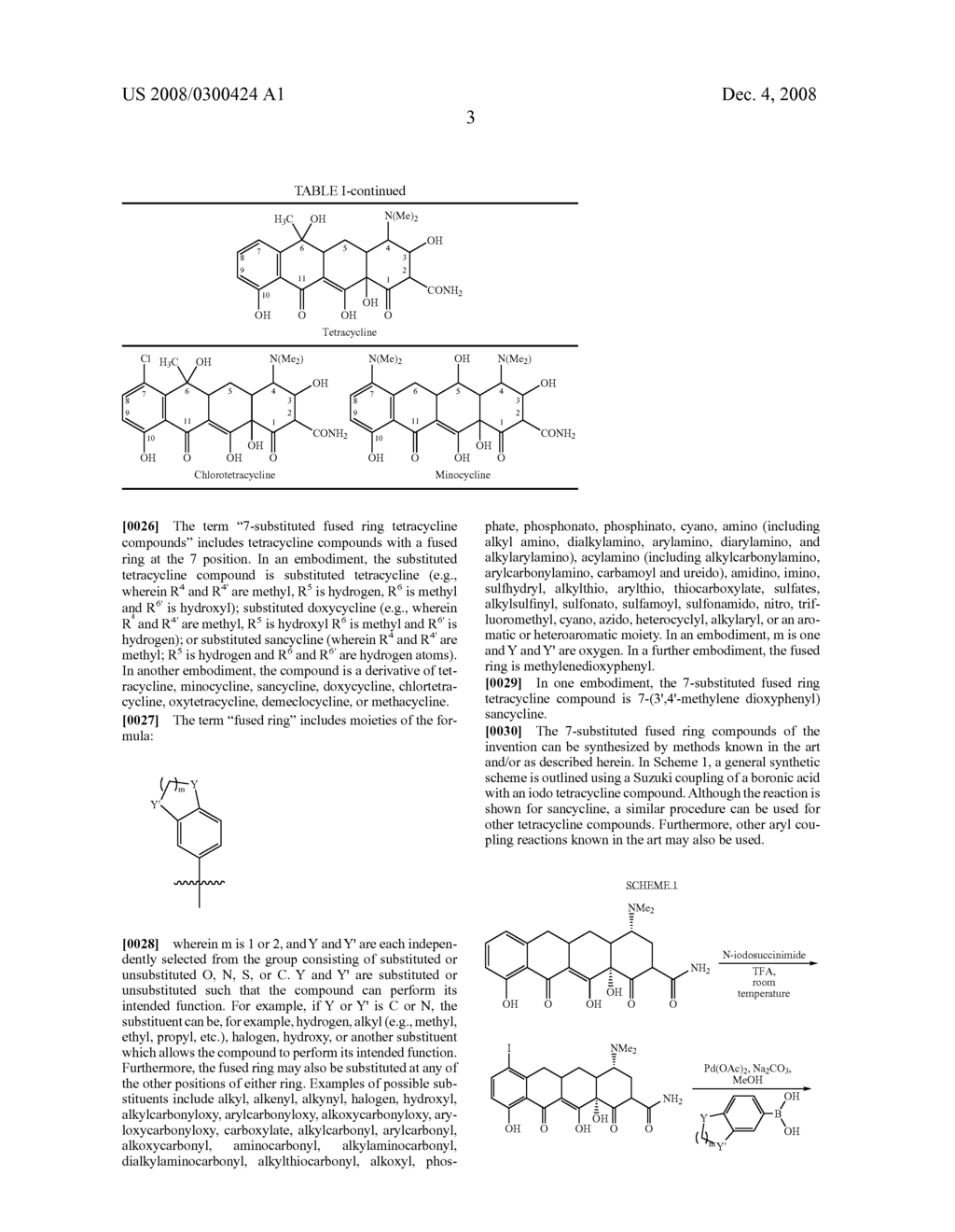 7-substituted fused ring tetracycline compounds - diagram, schematic, and image 04