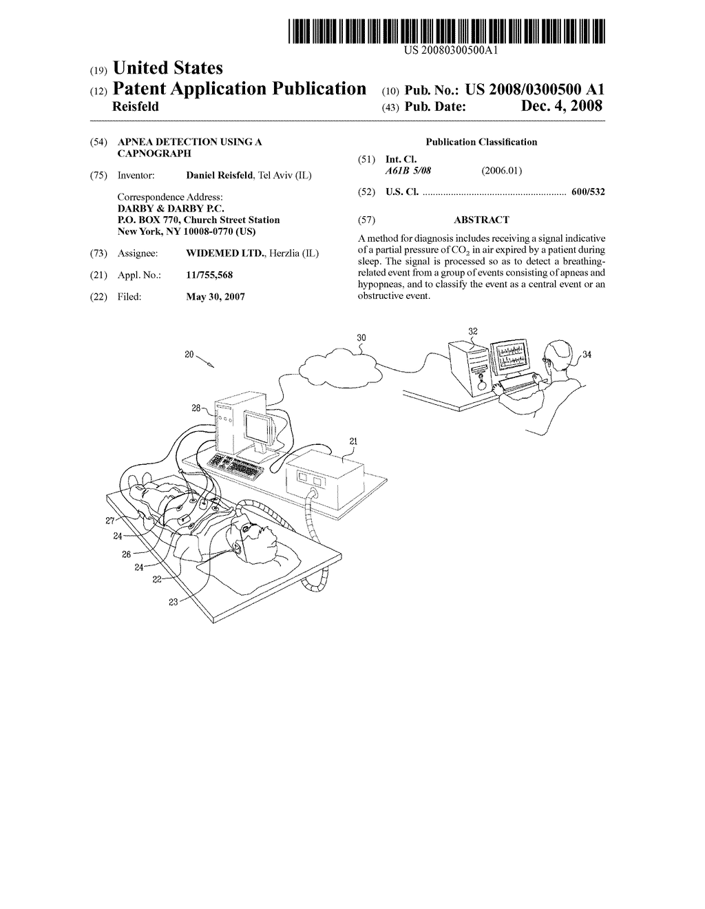 APNEA DETECTION USING A CAPNOGRAPH - diagram, schematic, and image 01