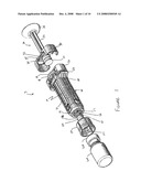 ANTI-NEEDLE STICK SAFETY DEVICE OR SYSTEM FOR USE WITH DRUGS REQUIRING RECONSTITUTION diagram and image