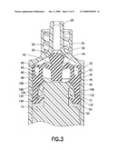 STOPPER AND PLUNGER ROD FOR A PRE-FILLED SYRINGE diagram and image