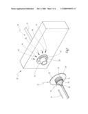 Device For The Sterile Sheathing Of A Sterilization-Sensitive Operating Part diagram and image