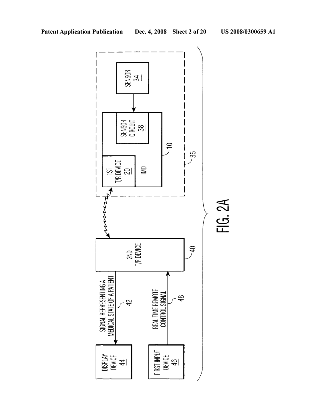 Implantable medical device which may be controlled from central station - diagram, schematic, and image 03