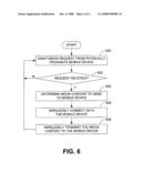 System and Method for Providing Media Content to Physically Proximate Mobile Devices diagram and image