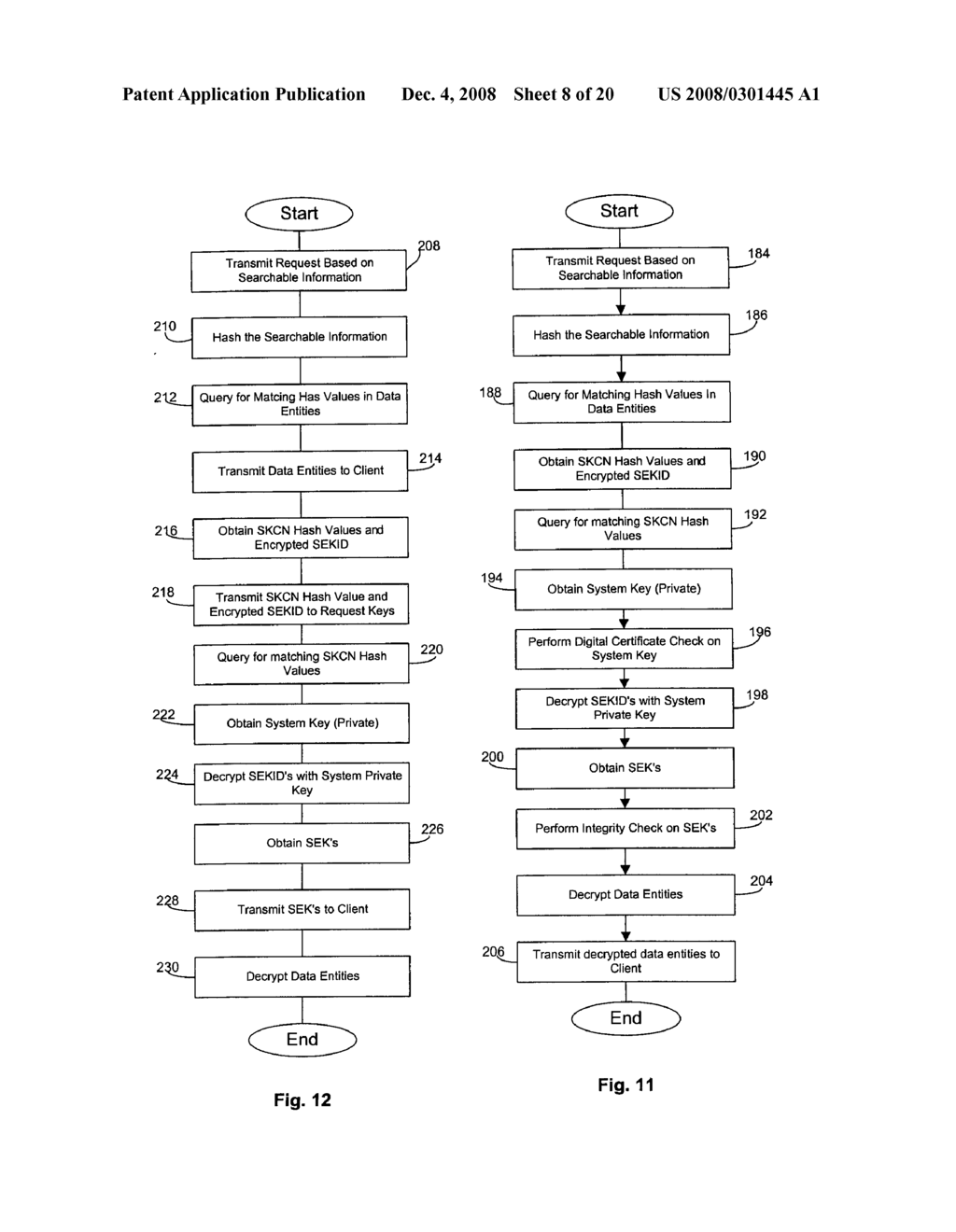 HIDDEN LINK DYNAMIC KEY MANAGER FOR USE IN COMPUTER SYSTEMS WITH DATABASE STRUCTURE FOR STORAGE OF ENCRYPTED DATA AND METHOD FOR STORAGE AND RETRIEVAL OF ENCRYPTED DATA - diagram, schematic, and image 09