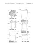 Method of covering a potted plant diagram and image