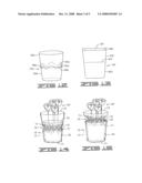 Method of covering a potted plant diagram and image