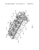 TUBULAR ROCKER SHAFT WITH MULTIPLE INTERNAL COMPARTMENTS diagram and image