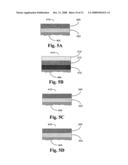 Elongated photovoltaic cells in casings with a filling layer diagram and image