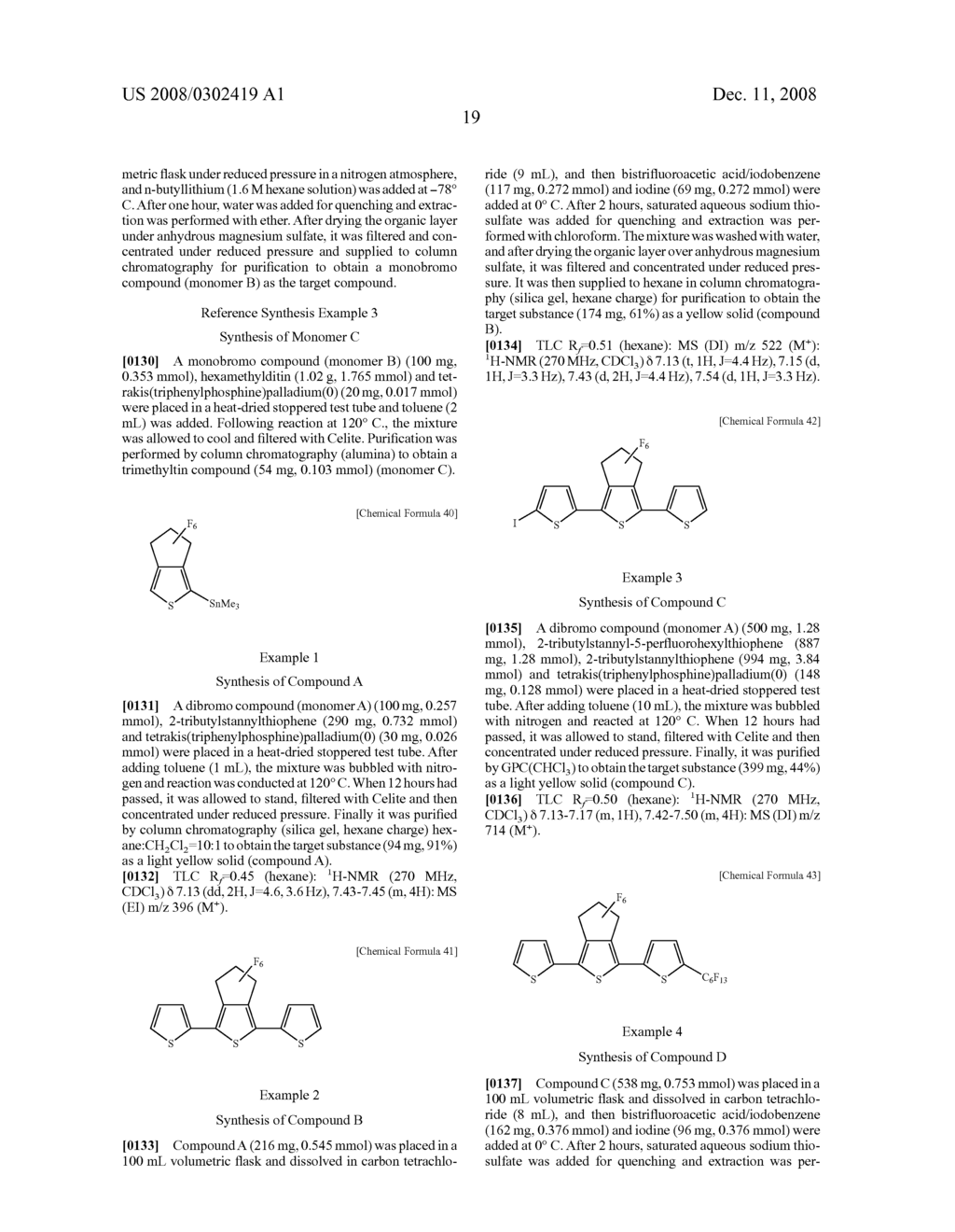Polymer Comprising Unit Comprising Fluorocyclopentane Ring Fused With Aromatic Ring and Organic Thin Film and Organic Thin Film Element Both Comprising the Same - diagram, schematic, and image 32