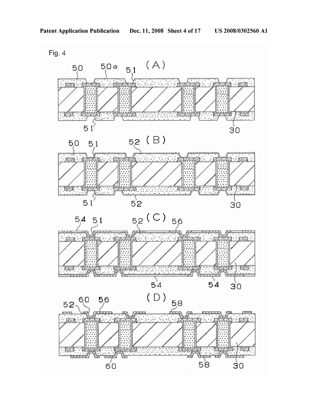 PRINTED WIRING BOARD AND A METHOD OF MANUFACTURING A PRINTED WIRING BOARD - diagram, schematic, and image 05