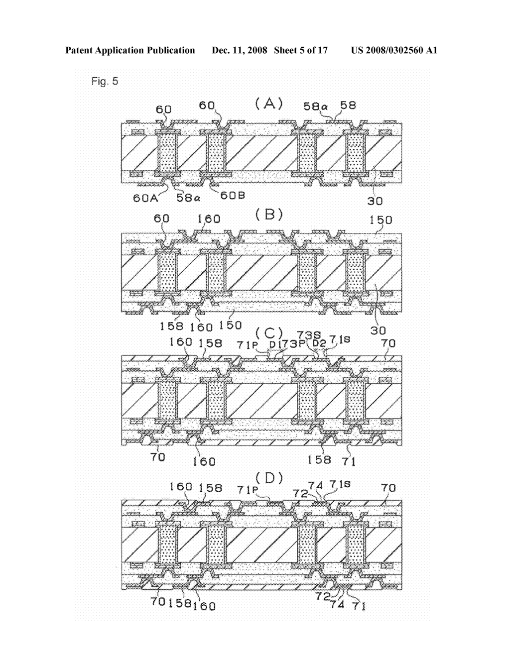 PRINTED WIRING BOARD AND A METHOD OF MANUFACTURING A PRINTED WIRING BOARD - diagram, schematic, and image 06