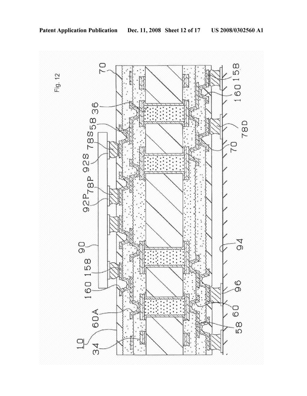 PRINTED WIRING BOARD AND A METHOD OF MANUFACTURING A PRINTED WIRING BOARD - diagram, schematic, and image 13