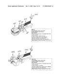 CHECK STAND WITH A TWO BELTED INPUT AND A SLIDABLE SCANNER diagram and image