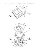 DEVICE FOR CONTROLLING AN ELECTRONIC APPARATUS diagram and image