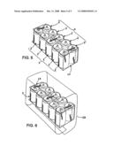 Article Package Comprising Partially Covering Flange and a Film Wrapping the Entire Package diagram and image