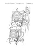 Hose reel system diagram and image