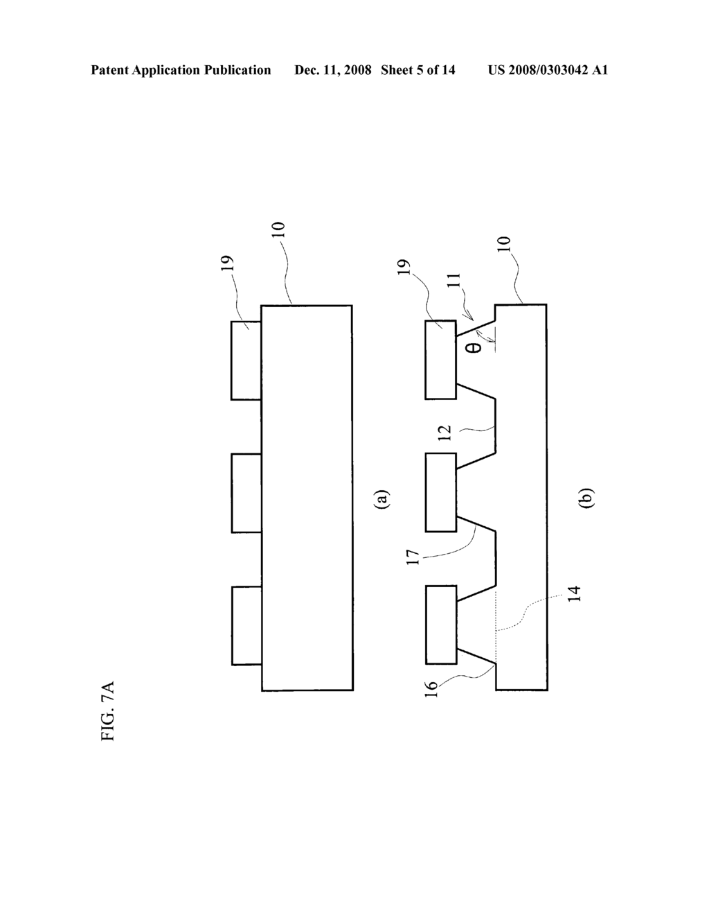 Method for manufacturing substrate for semiconductor light emitting element and semiconductor light emitting element using the same - diagram, schematic, and image 06