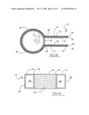 EXTENDED TAB LABEL WITH BACKING LINER diagram and image