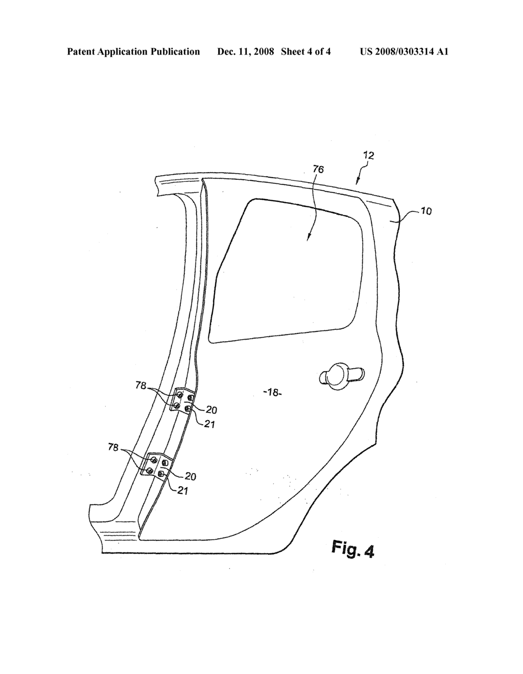 Device for Mounting an Opening Panel to the Body of a Motor Vehicle - diagram, schematic, and image 05