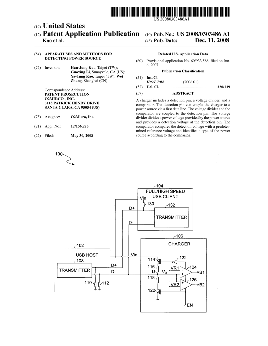 Apparatuses and methods for detecting power source - diagram, schematic, and image 01