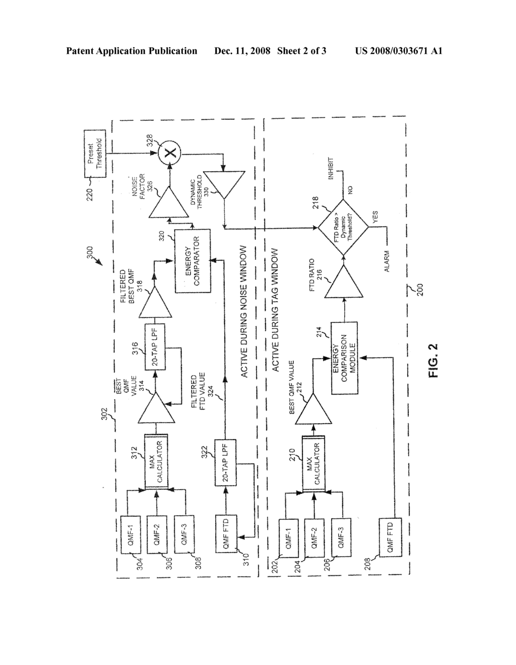 SYSTEM AND METHOD FOR INHIBITING DETECTION OF DEACTIVATED LABELS USING DETECTION FILTERS HAVING AN ADAPTIVE THRESHOLD - diagram, schematic, and image 03