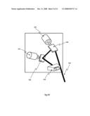 Oblique EM wave navigation coordinate plotter and cooperative transponder diagram and image