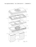 NOZZLE ARRANGEMENT FOR AN INKJET PRINTER CONFIGURED TO MINIMIZE THERMAL LOSSES diagram and image