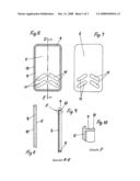 Hanging box with built-in air freshener diagram and image