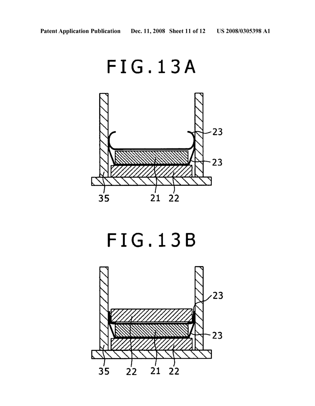 STACKED NONAQUEOUS ELECTROLYTE BATTERY, MANUFACTURING METHOD THEREOF AND STACKING APPARATUS THEREFOR - diagram, schematic, and image 12