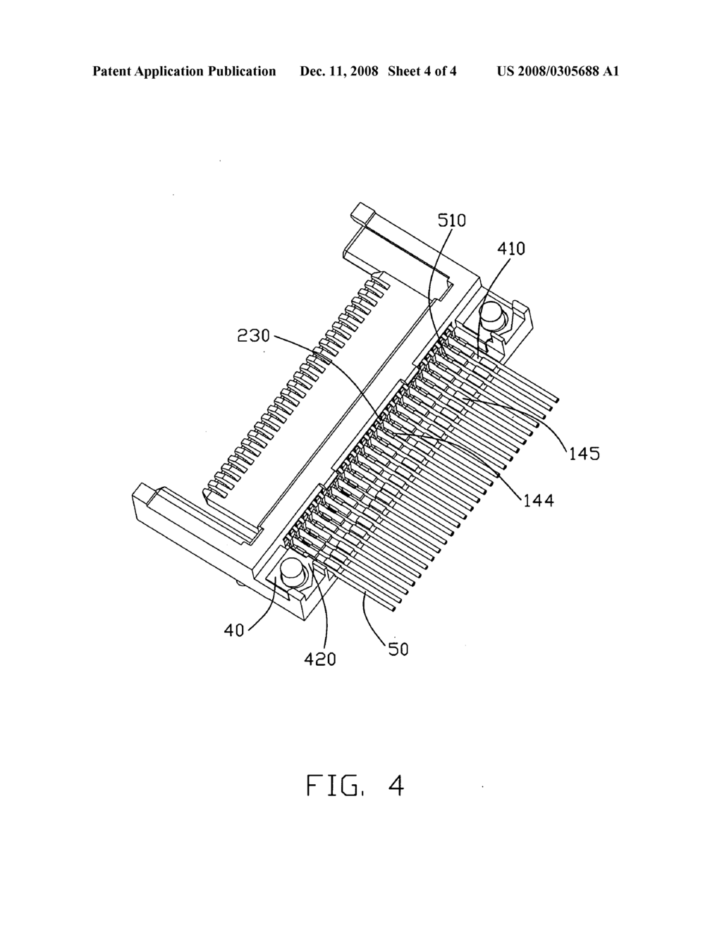 Electrical card connector assembly - diagram, schematic, and image 05