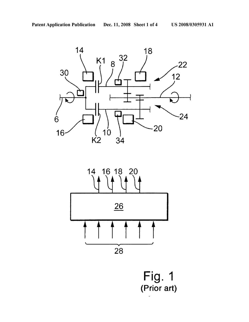 Method for checking the plausibility of the position of the clutch actuator of a clutch, method for determining the touch point of a clutch, and device for carrying out the method - diagram, schematic, and image 02