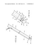 Dual-passage biopsy needle device diagram and image