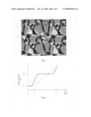 Mesh implant with an interlocking knitted structure diagram and image