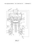 Internal combustion engine with variable compression ratio diagram and image