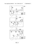 NAVIGATION DEVICE AND MAP SCROLL PROCESSING METHOD diagram and image