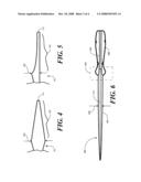 Culinary Tool for Cutting and Transporting Food diagram and image