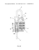 Lock having an indicatory lock core diagram and image