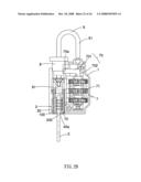 Lock having an indicatory lock core diagram and image