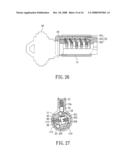 Rekeyable lock cylinder structure diagram and image