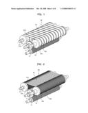 Apparatus for Manufacturing Single Faced Corrugated Pasteboard diagram and image